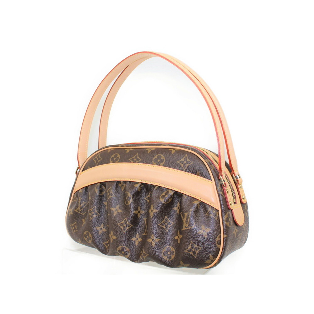 Louis Vuitton Clara Monogram Pleated Handbag Cute